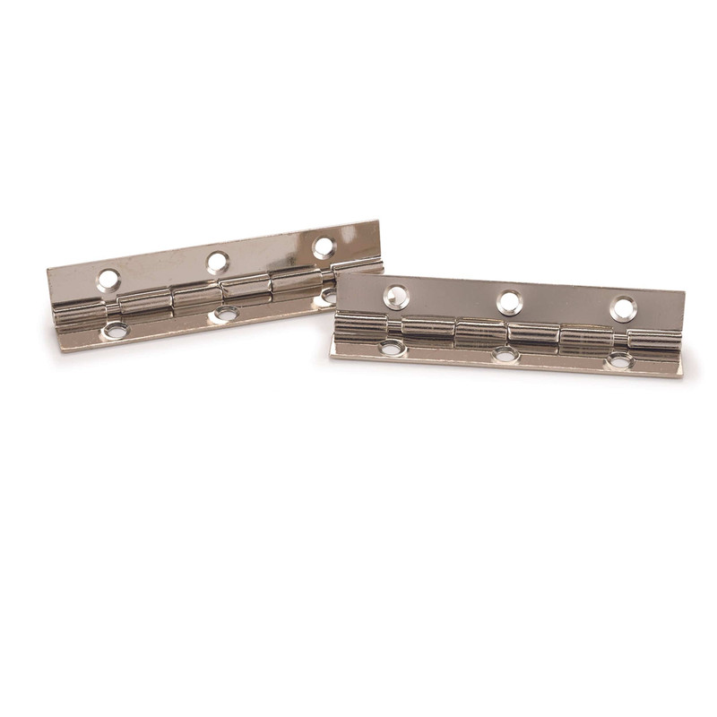 105° Stop Hinge - Size:2" - Finish:Nickel - Pieces:2-Piece
